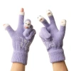 Winter warm Doudou Fish gloves for girls, cute anti-pilling touch screen gloves for students to write and have classes in winter Item Picture